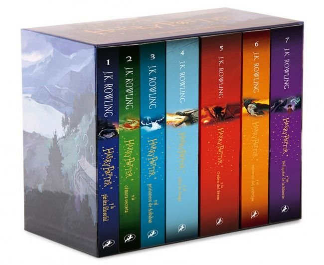 ESTUCHE HARRY POTTER SERIE COMPLETA