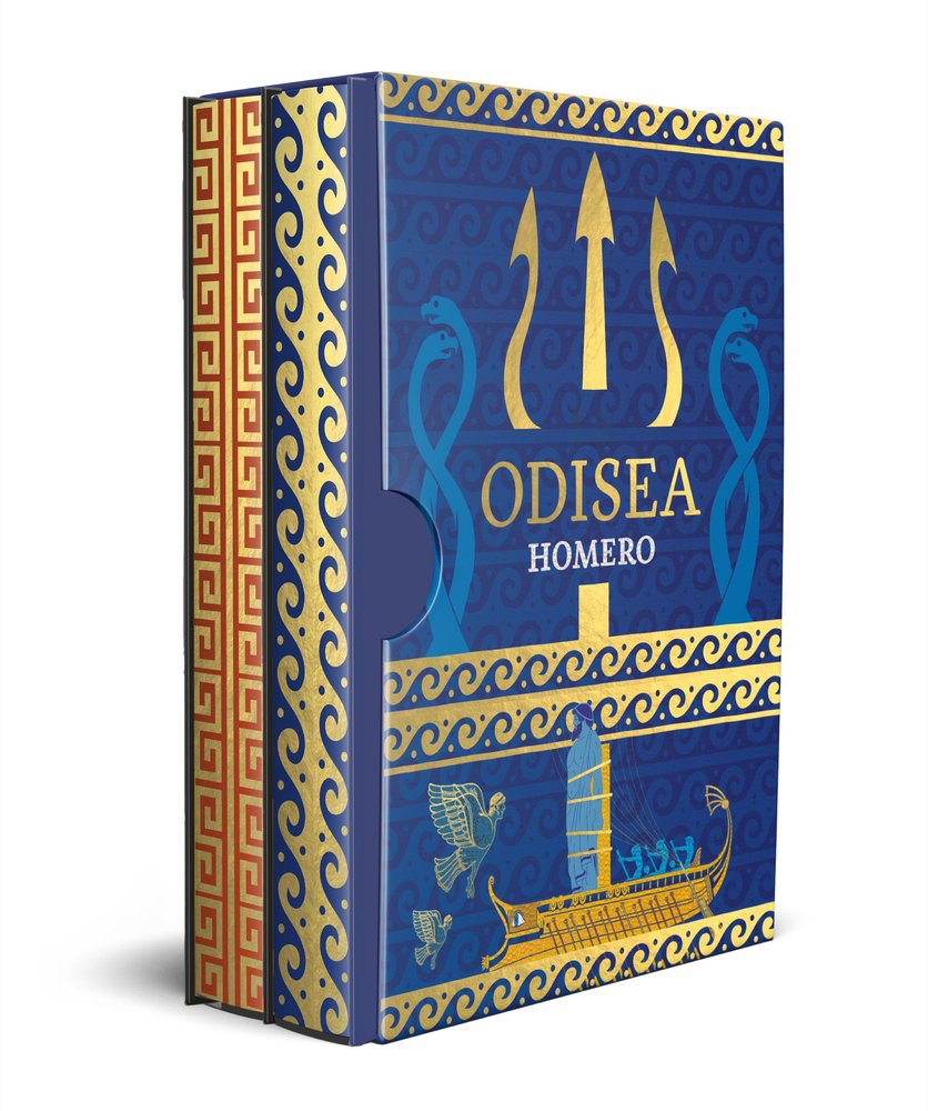 ESTUCHE ILIADA & ODISEA EDICION LIMITADA CON CANTOS DECORADOS