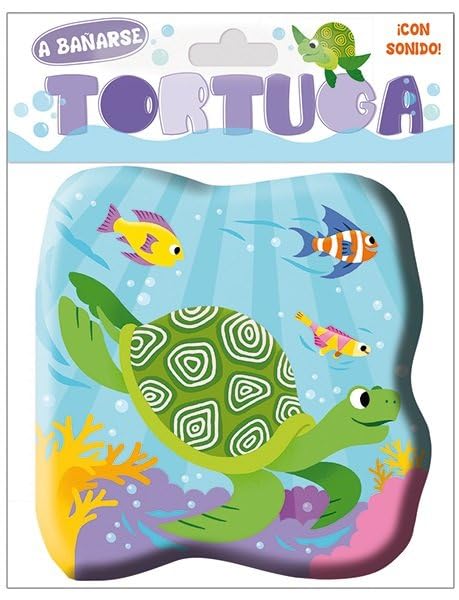 TORTUGA CON SONIDO LIBRO DE BAÑO